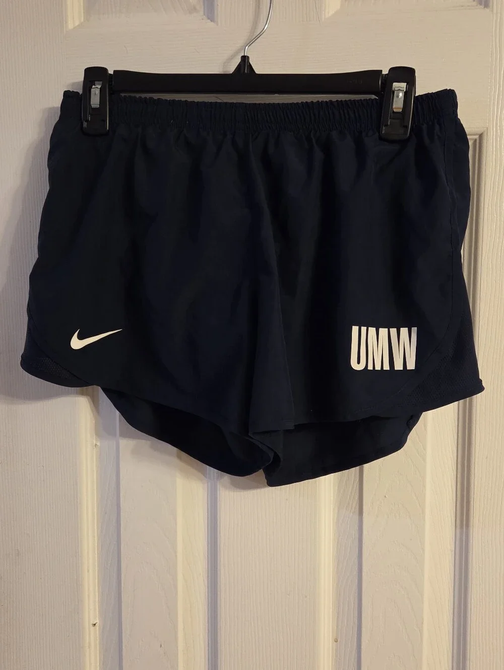 Nike UMW University of Mary Washington Athletic Running Shorts Navy